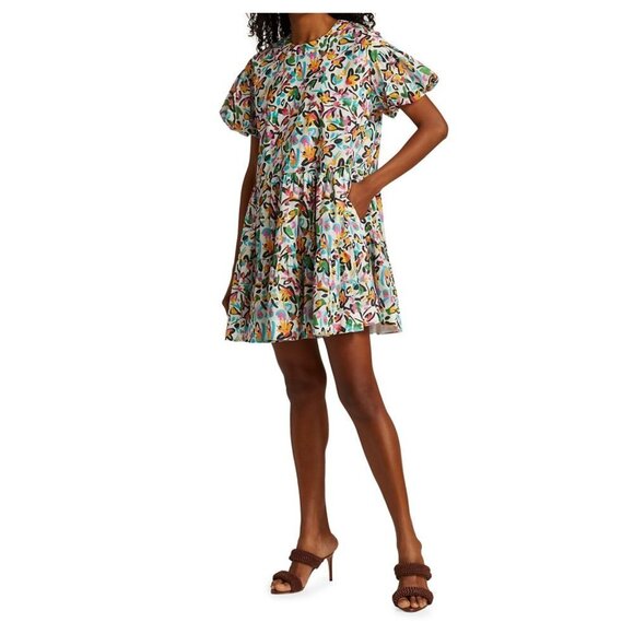 Tanya Taylor Lily Floral Print Dress - Picture 2 of 12